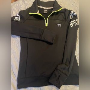 Half zipper yoga jacket from pink/ active wear